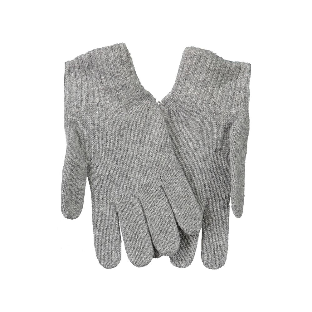 North Sails Light Gray/Grey Cashmere Wool Gloves - Made In Italy