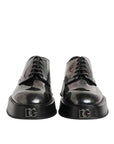 Dolce & Gabbana Multicolor Leather Lace-up Derby Shoes