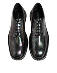 Dolce & Gabbana Multicolor Leather Lace-up Derby Shoes