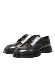 Dolce & Gabbana Multicolor Leather Lace-up Derby Shoes