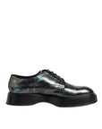 Dolce & Gabbana Multicolor Leather Lace-up Derby Shoes