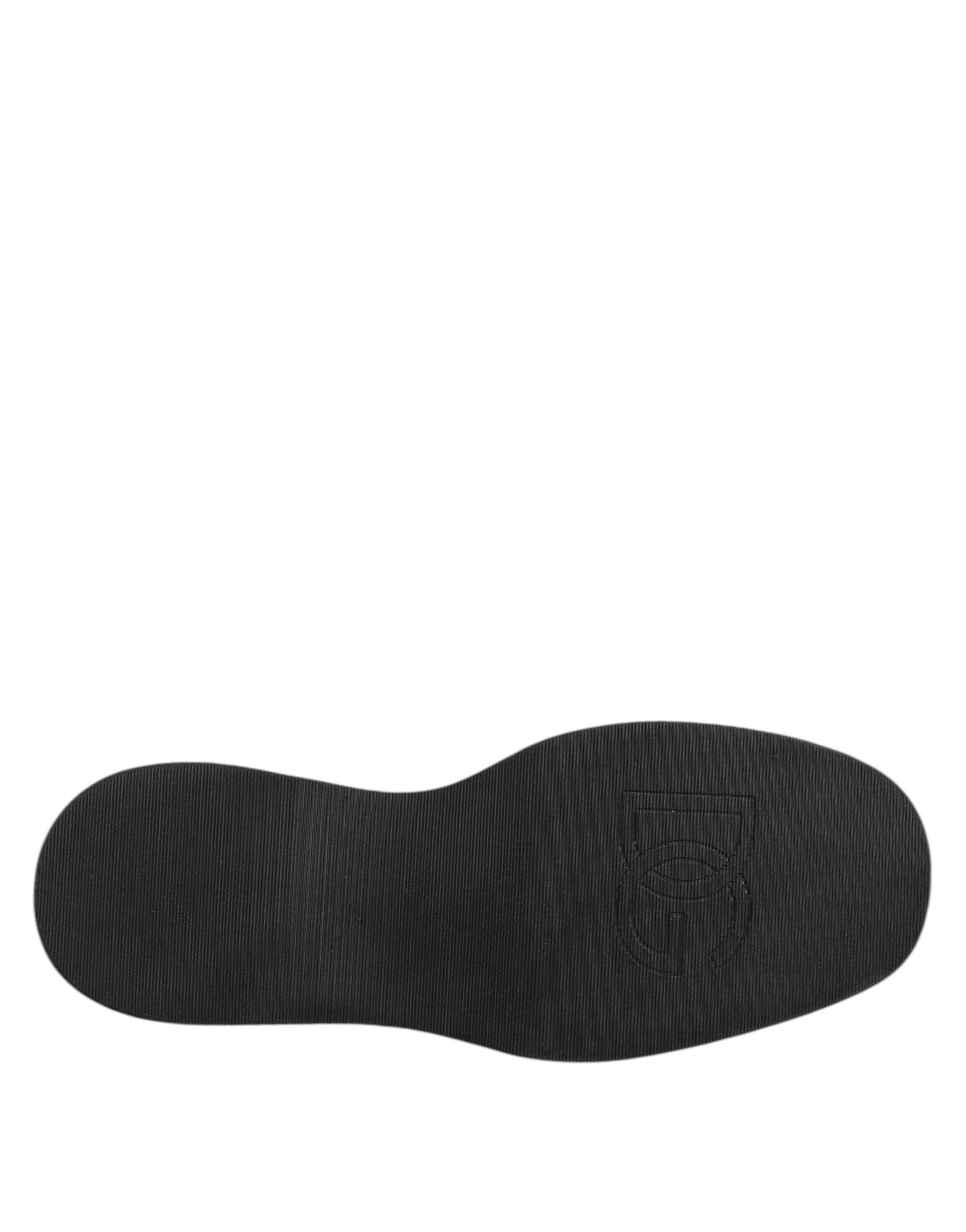 Dolce &amp; Gabbana Multicolor Leather Lace-up Derby Shoes