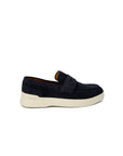 Liu Jo Minimalist Suede Leather Moccasin With Chunky Sole
