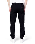 Moschino Logo Black Joggers Cotton-Rich