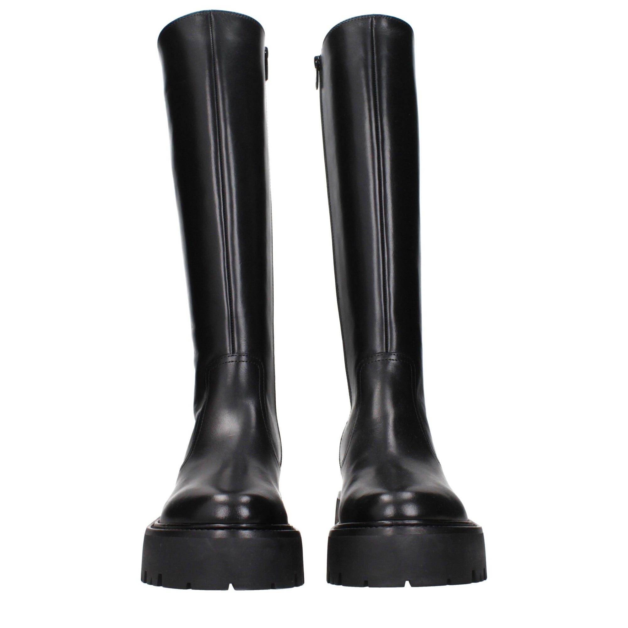 Celine Black Leather Knee-High Boots
