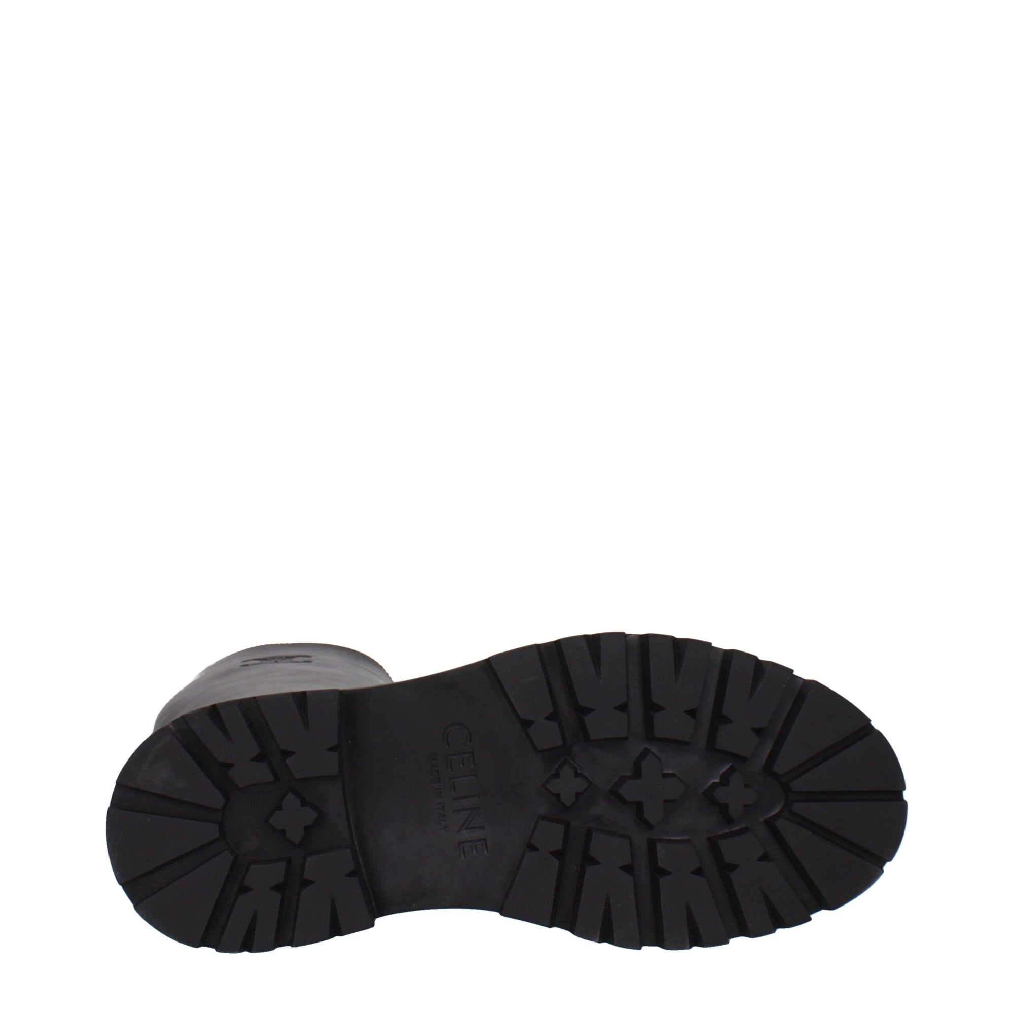 Celine Black Leather Knee-High Boots