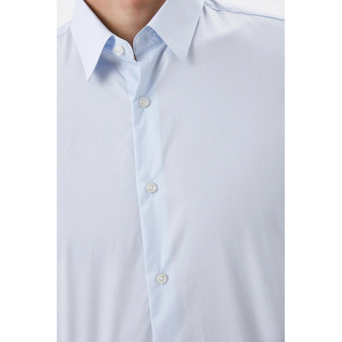 Antony Morato Minimalist Classic Pure Cotton Shirt - Light Blue