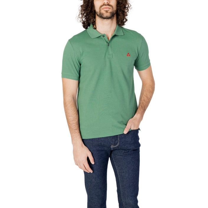 Peuterey Logo Pure Cotton Polo Shirt - green