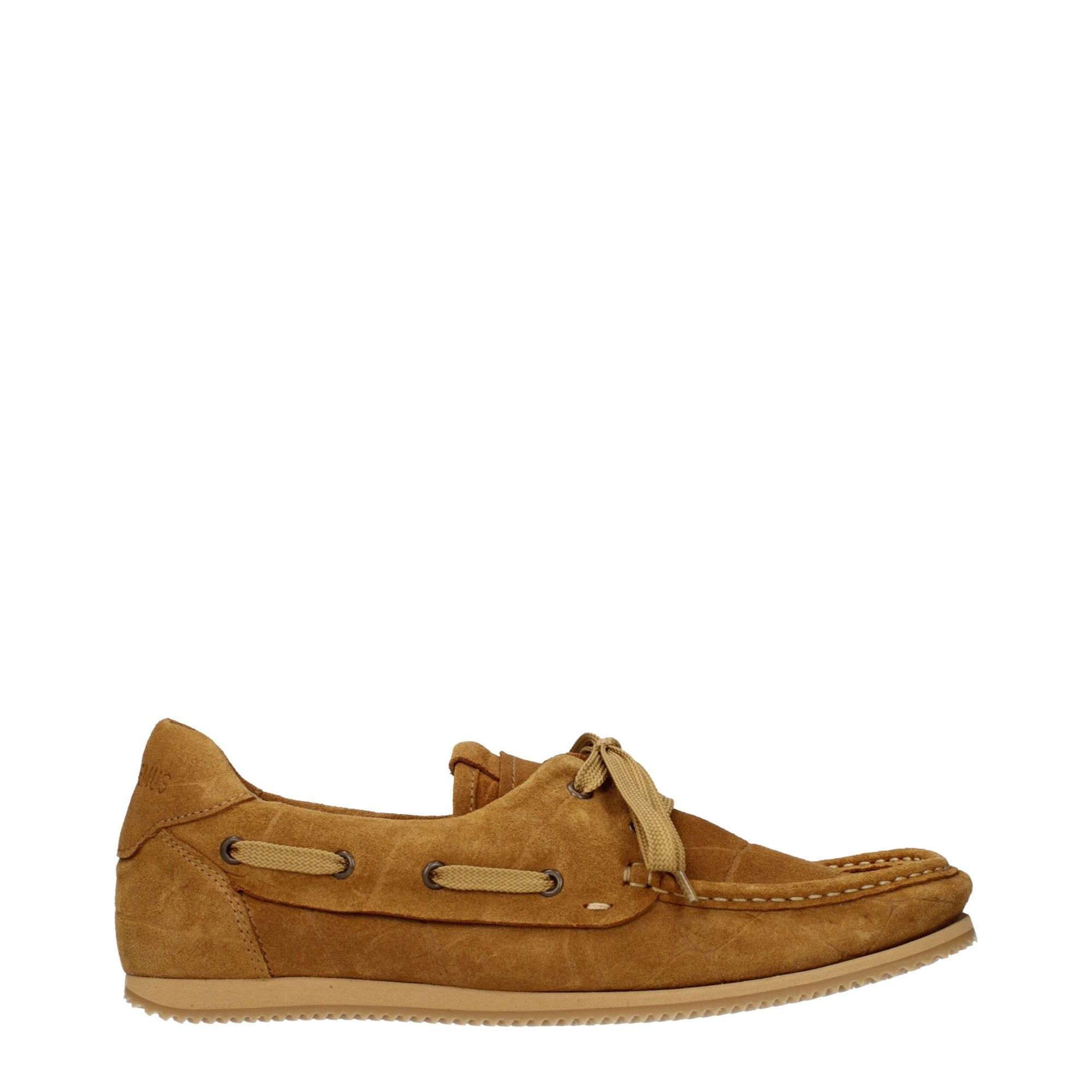 Jacquemus Brown Suede Leather Boat Shoes