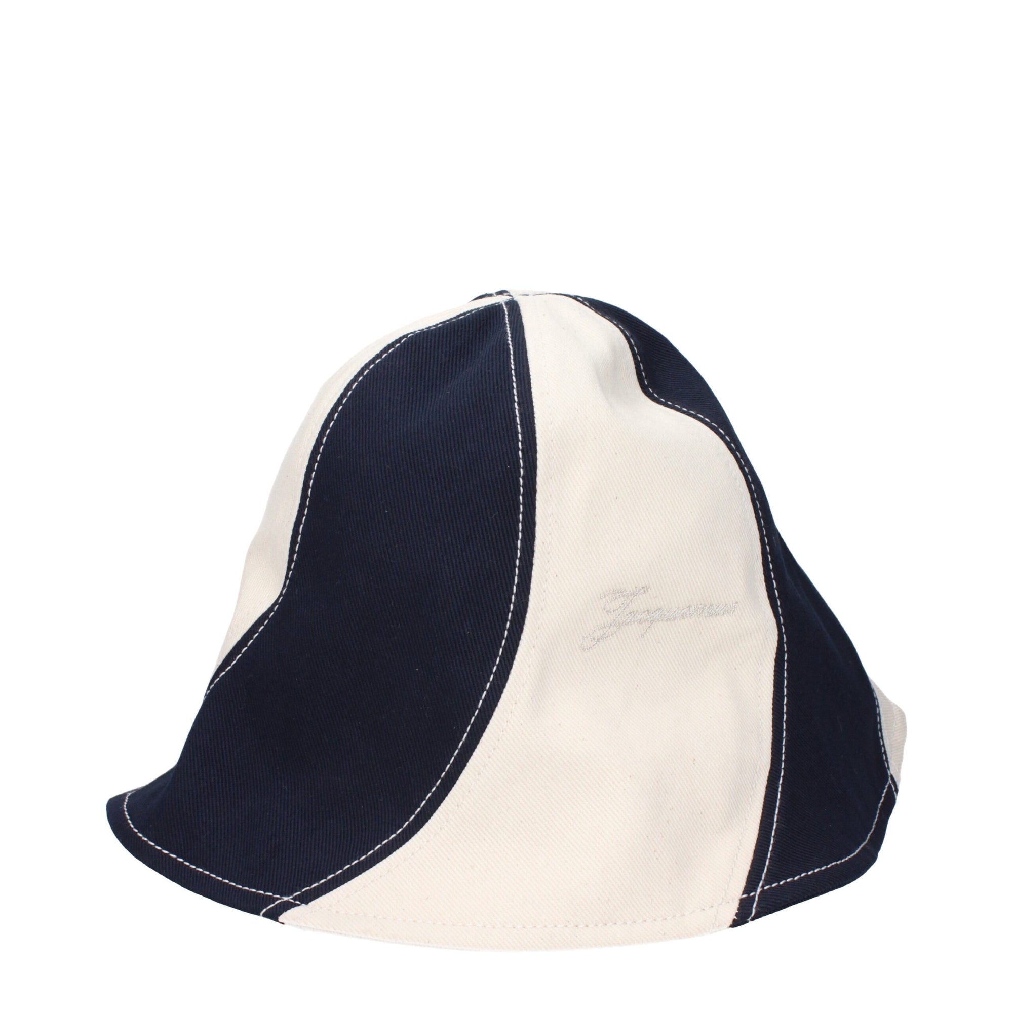 Jacquemus Stripe Cotton Bucket Sun Hat