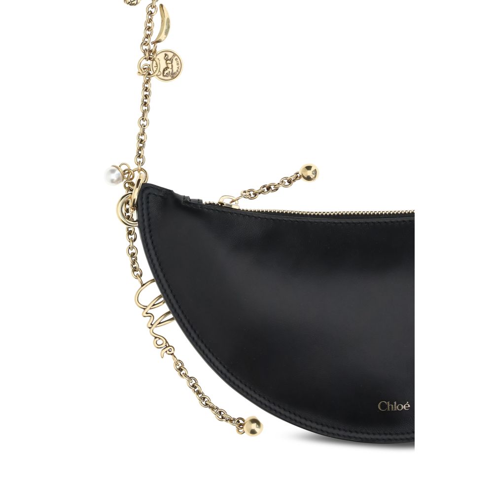 Chloé Icons Half Moon Leather Shoulder Bag