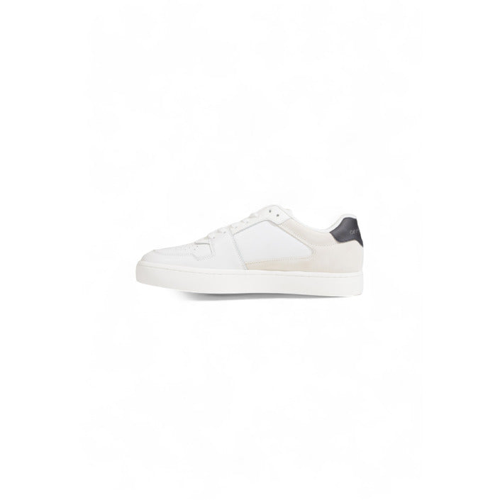 Calvin Klein Logo Genuine Suede Leather Sneakers