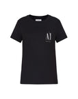 Armani Exchange Logo 100% Cotton Crewneck T-Shirt