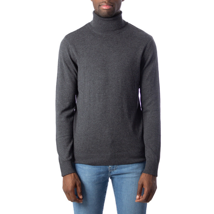 Jack & Jones Minimalist Cotton-Blend Turtleneck Sweater - Multiple Colors
