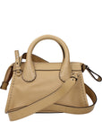 Chloé Beige Leather Satchel Handbag