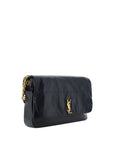 Saint Laurent Large Jamie Black Leather Shoulder Bag
