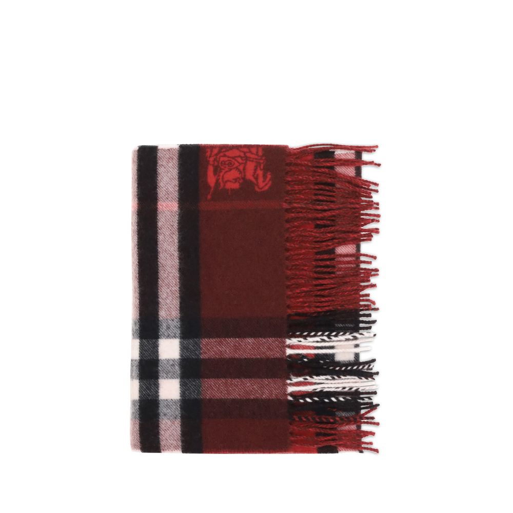 Burberry Checkered Cashmere Scarf