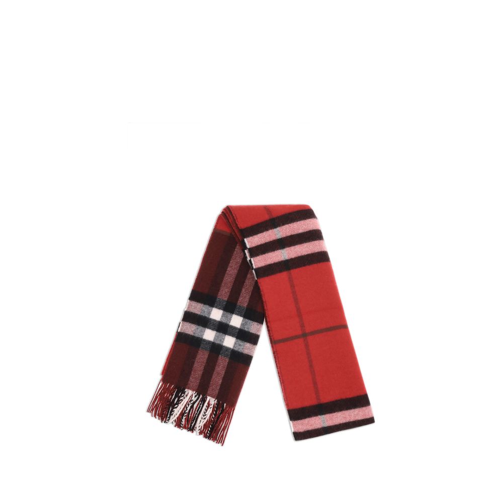 Burberry Checkered Cashmere Scarf