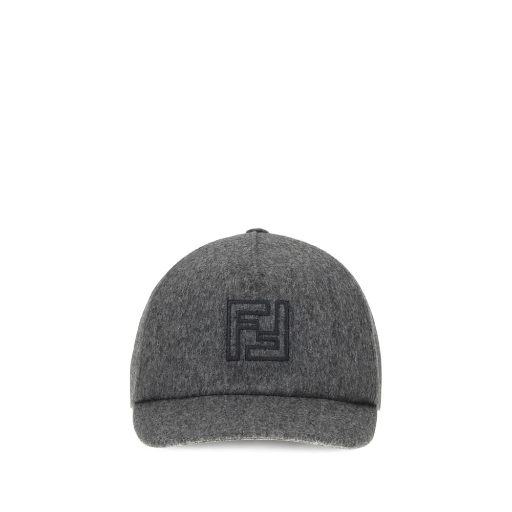 Fendi Wool-Cashmere Baseball Cap