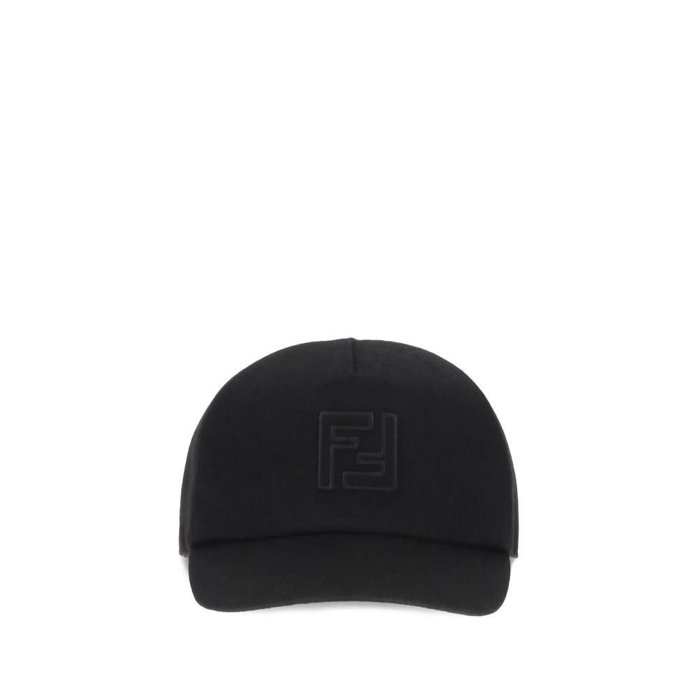 Fendi Wool-Cashmere Baseball Cap