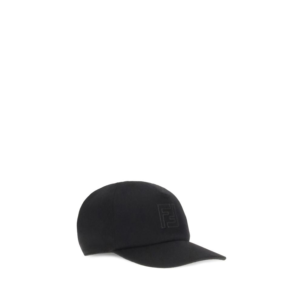 Fendi Wool-Cashmere Baseball Cap