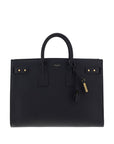 Saint Laurent Sac De Jour Black Leather Top Handle Bag