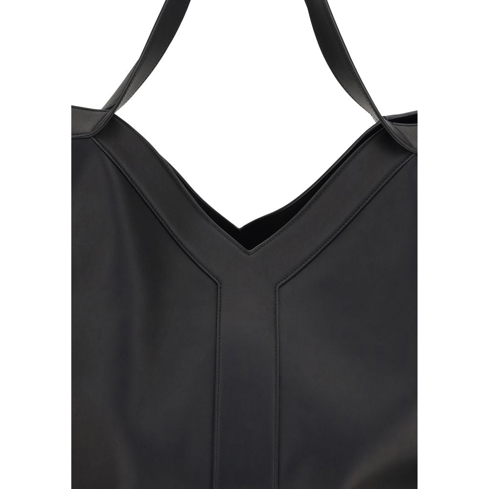 Saint Laurent Black Large Y Tote Bag