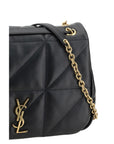 Saint Laurent Medium Jamie Black Leather Shoulder Bag
