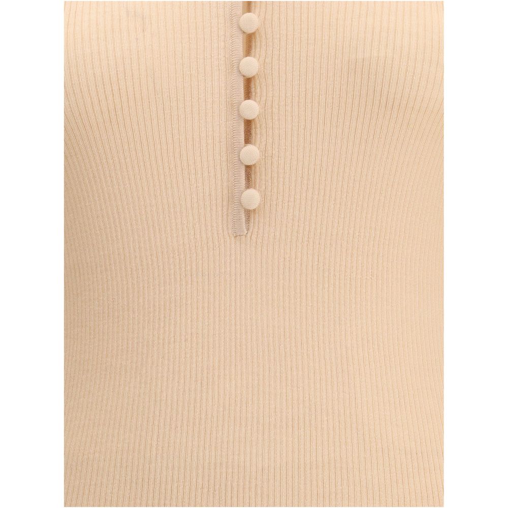 Chloé Merino Wool Henley Top