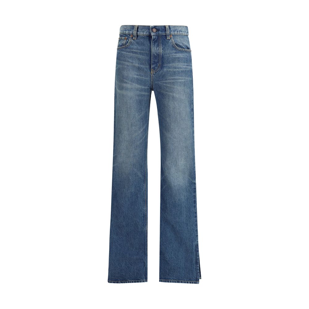 Chloé Medium Wash Straight Leg Denim Jeans