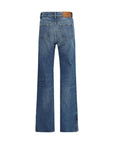 Chloé Medium Wash Straight Leg Denim Jeans