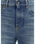 Chloé Medium Wash Straight Leg Denim Jeans