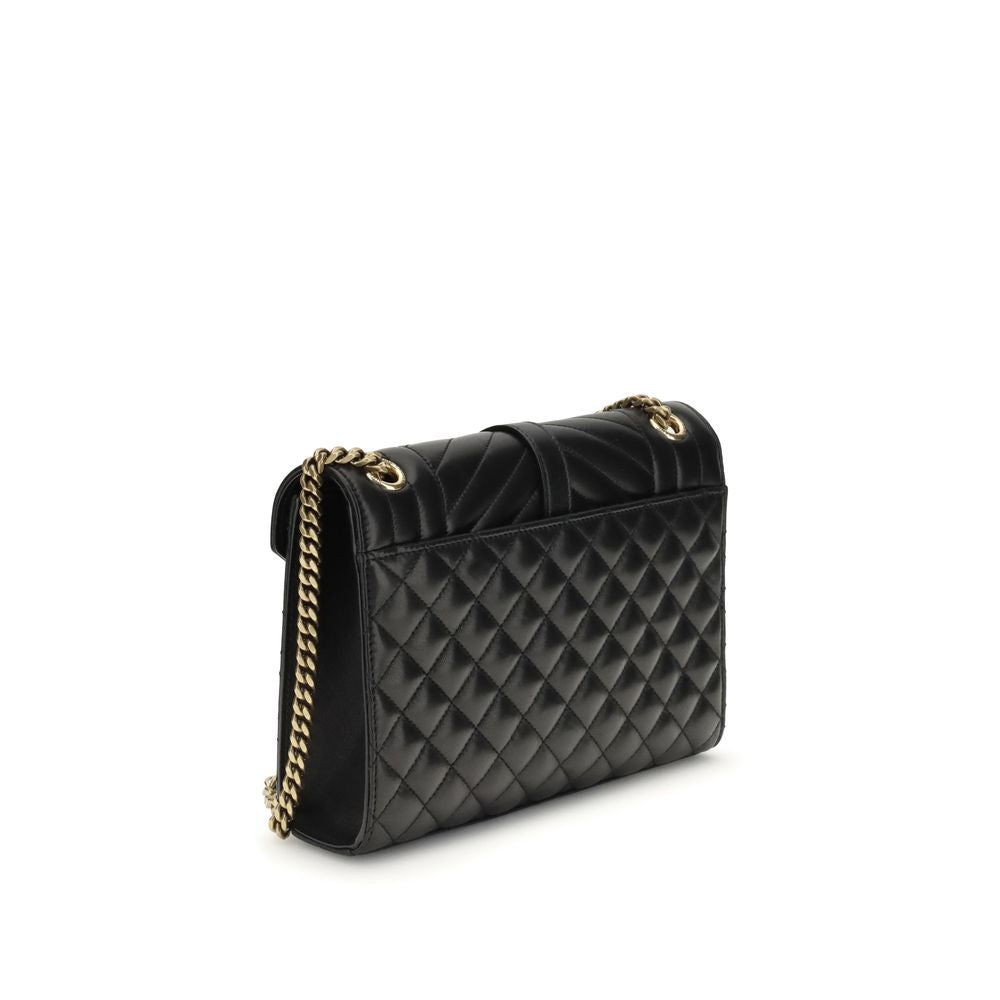 Saint Laurent Envelope Leather Medium Shoulder Bag