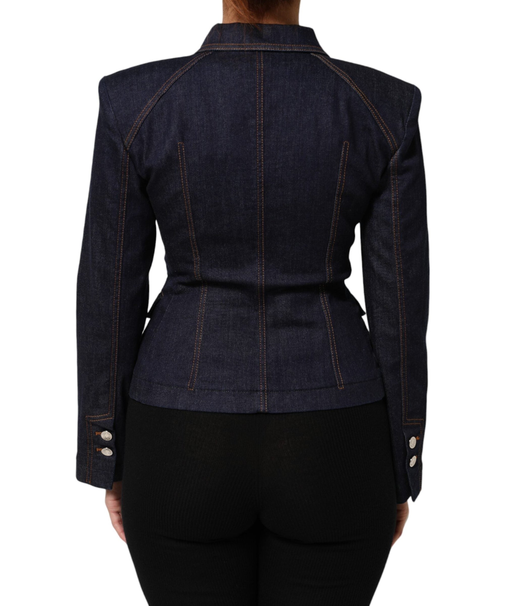 Dolce & Gabbana Single-Breasted Denim Blazer