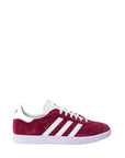 Adidas Logo 3-Stripe Genuine Suede Leather Low Top Lace-Up Sneakers - Gazelle