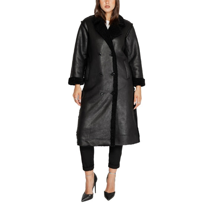 Clerã© Minimalist Faux Wool Lined Longline Coat