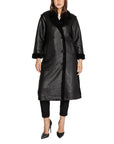 Clerã© Minimalist Faux Wool Lined Longline Coat