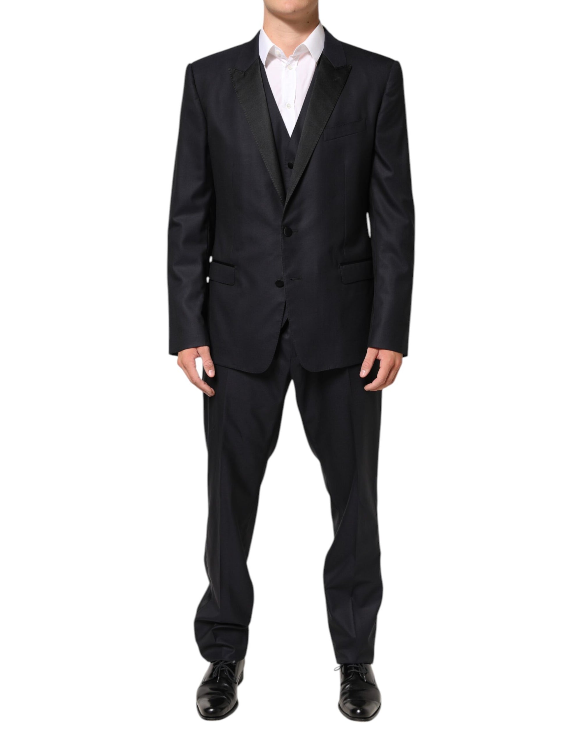 Dolce & Gabbana Martini Blazer & Pants 3-Piece Suit - Black