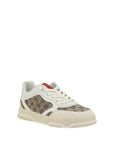 Gucci GG Re-Web Leather Low Top Lace-Up Sneakers