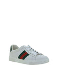 Gucci Leather Low Top Lace-Up Sneakers