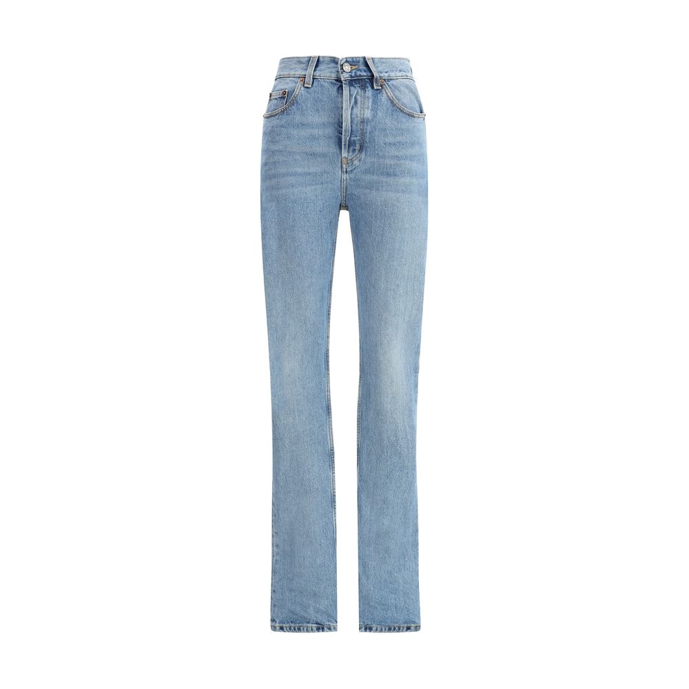 Saint Laurent 90s Light Wash Slim Fit Jeans