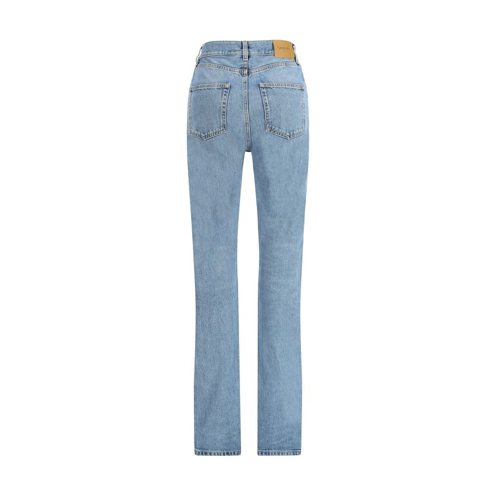 Saint Laurent 90s Light Wash Slim Fit Jeans