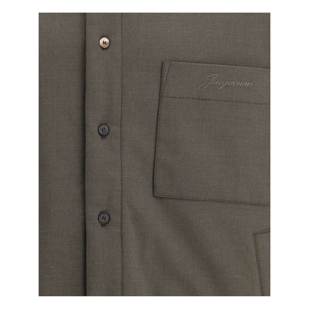 Jacquemus Boulanger Shirt Khaki Green