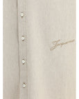 Jacquemus Beige Simon Denim Shirt