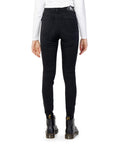 Calvin Klein Jeans Logo Super Skinny Black Denim Jeans - Organic Cotton-Blend