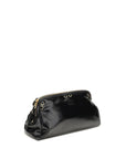 Miu Miu Black Leather Soft Shoulder Bag