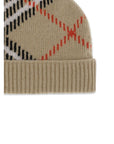 Burberry Checkered Cashmere Beanie