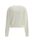 Jacquemus White Merino Wool Cardigan