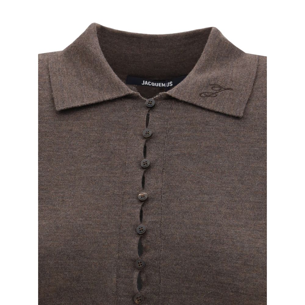Jacquemus Merino Wool Collar Top