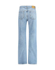 Saint Laurent Nico Light Wash Straight Leg Denim Jeans